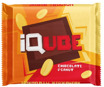 Шоколад IQube peanut пп/пл 70гр.